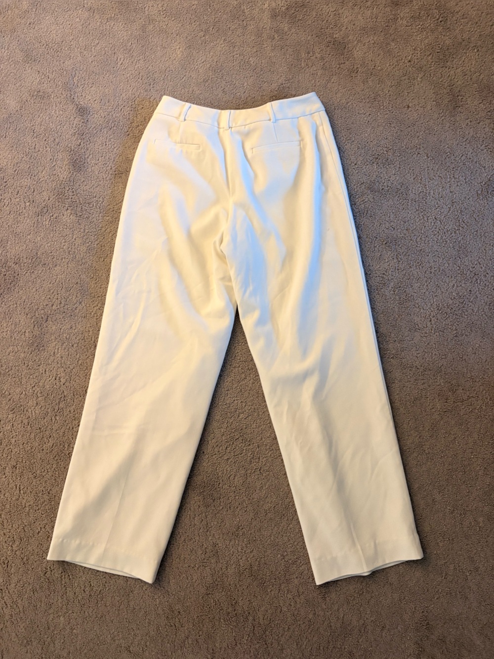 dressbarn Cream Women’s Dress Pants - Straight Leg - Picture 2 of 5